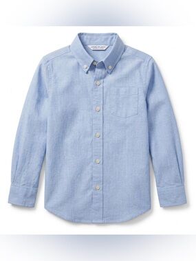 Janie and Jack | Boy Blue LS Special Occasion Shirt | 4